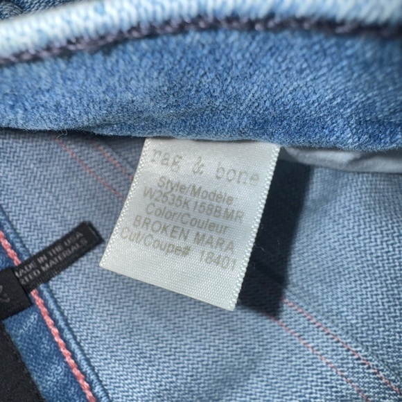 Rag & Bone Broken Mara Vintage Cigarette Jeans Size 25 - Picture 8 of 11